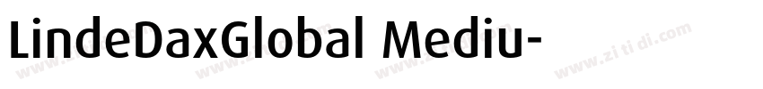 LindeDaxGlobal Mediu字体转换